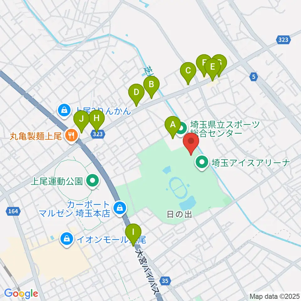 リプロ武道館周辺のファミレス・ファーストフード一覧地図