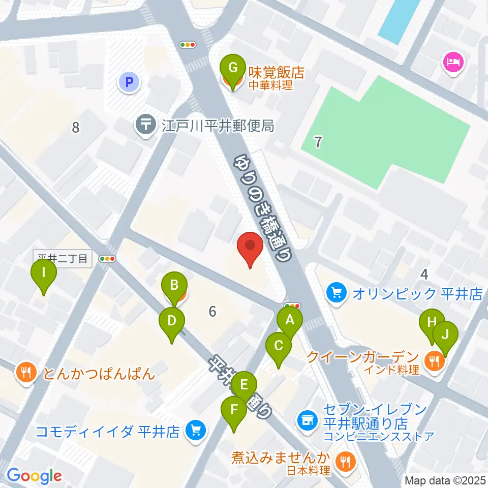 スタジオ・オトキチ周辺のファミレス・ファーストフード一覧地図