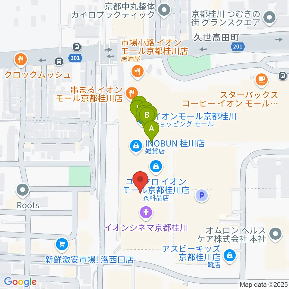 FMおとくに周辺のファミレス・ファーストフード一覧地図