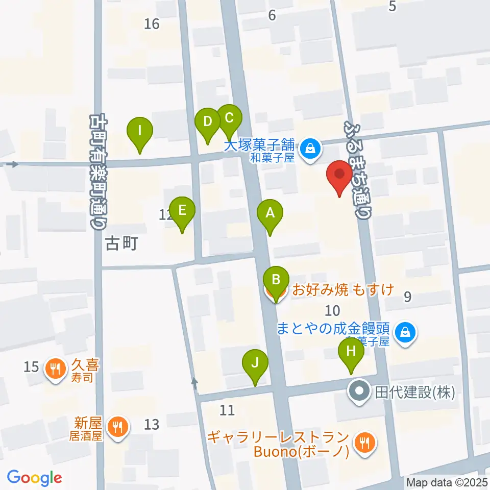 FMちょっくらじお周辺のファミレス・ファーストフード一覧地図