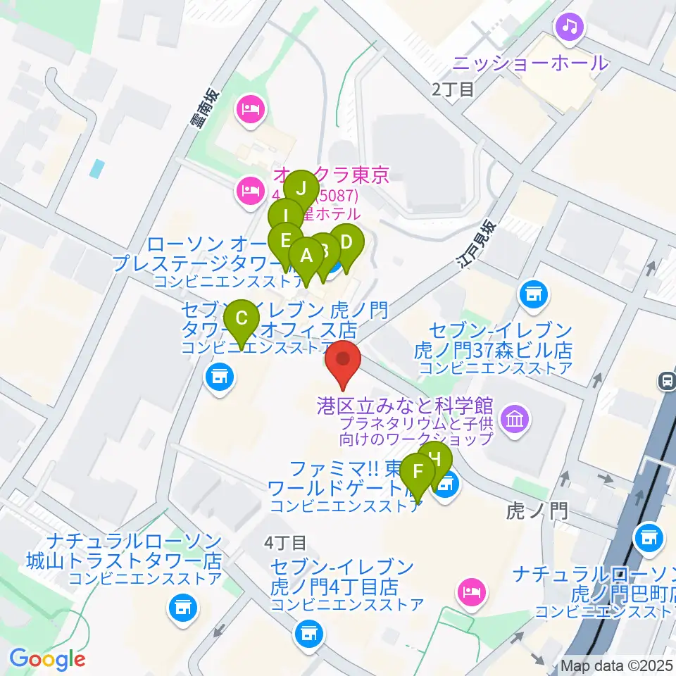 菊池寛実記念 智美術館周辺のファミレス・ファーストフード一覧地図