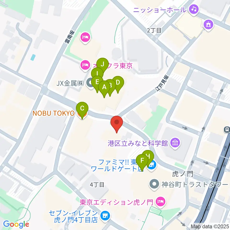 菊池寛実記念 智美術館周辺のファミレス・ファーストフード一覧地図