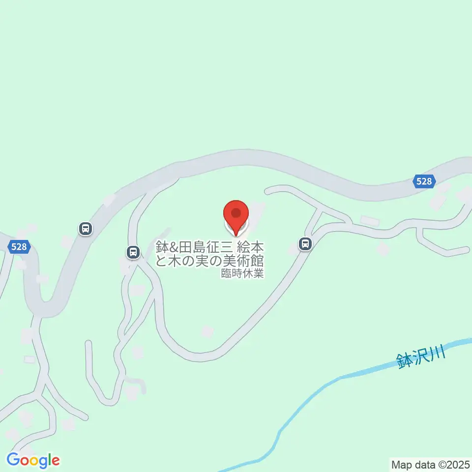 鉢＆田島征三・絵本と木の実の美術館周辺のファミレス・ファーストフード一覧地図