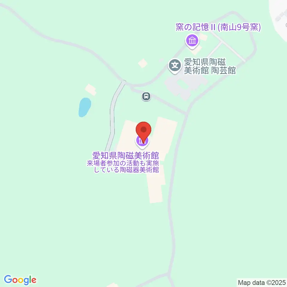 愛知県陶磁美術館周辺のファミレス・ファーストフード一覧地図