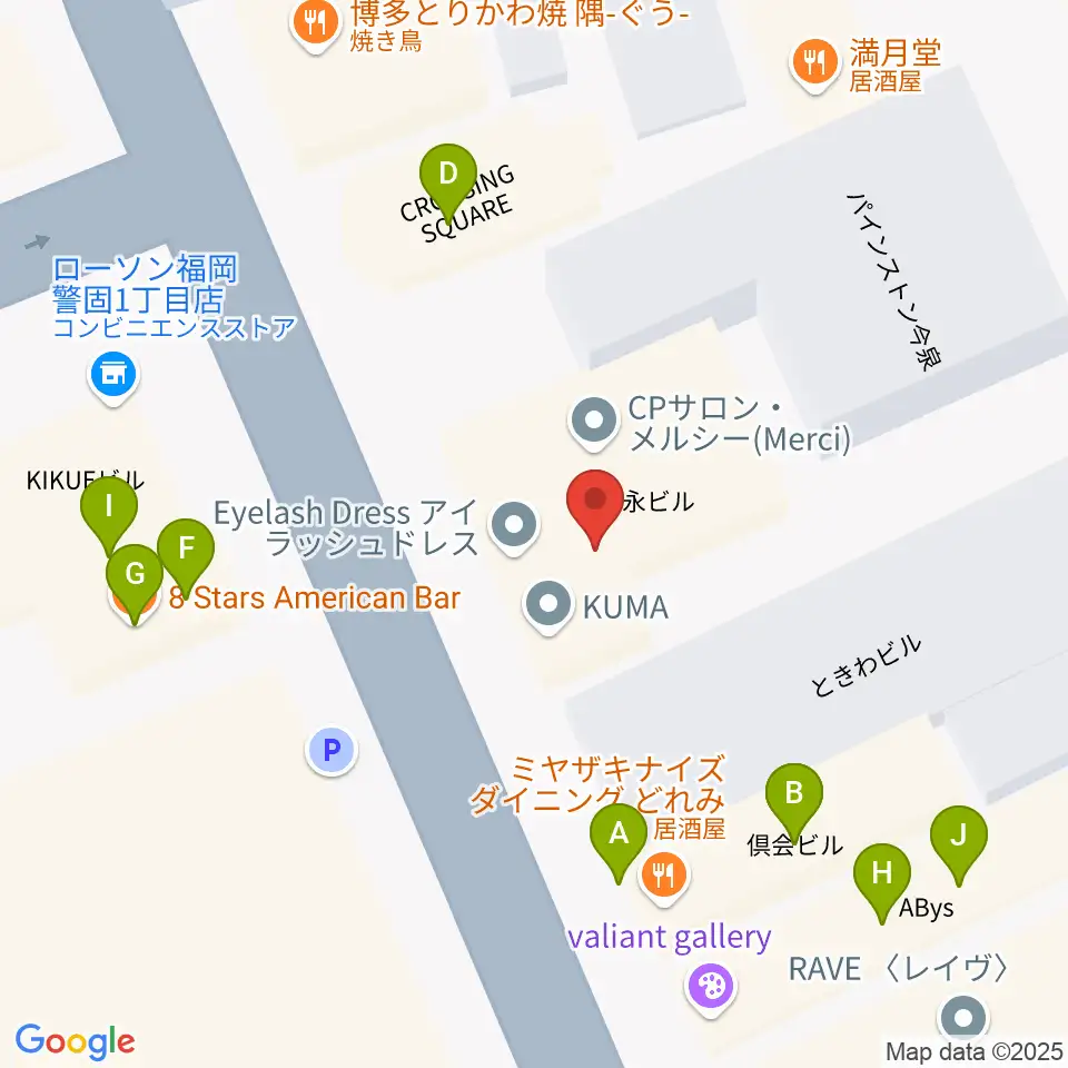 STUDIO GRILL周辺のファミレス・ファーストフード一覧地図