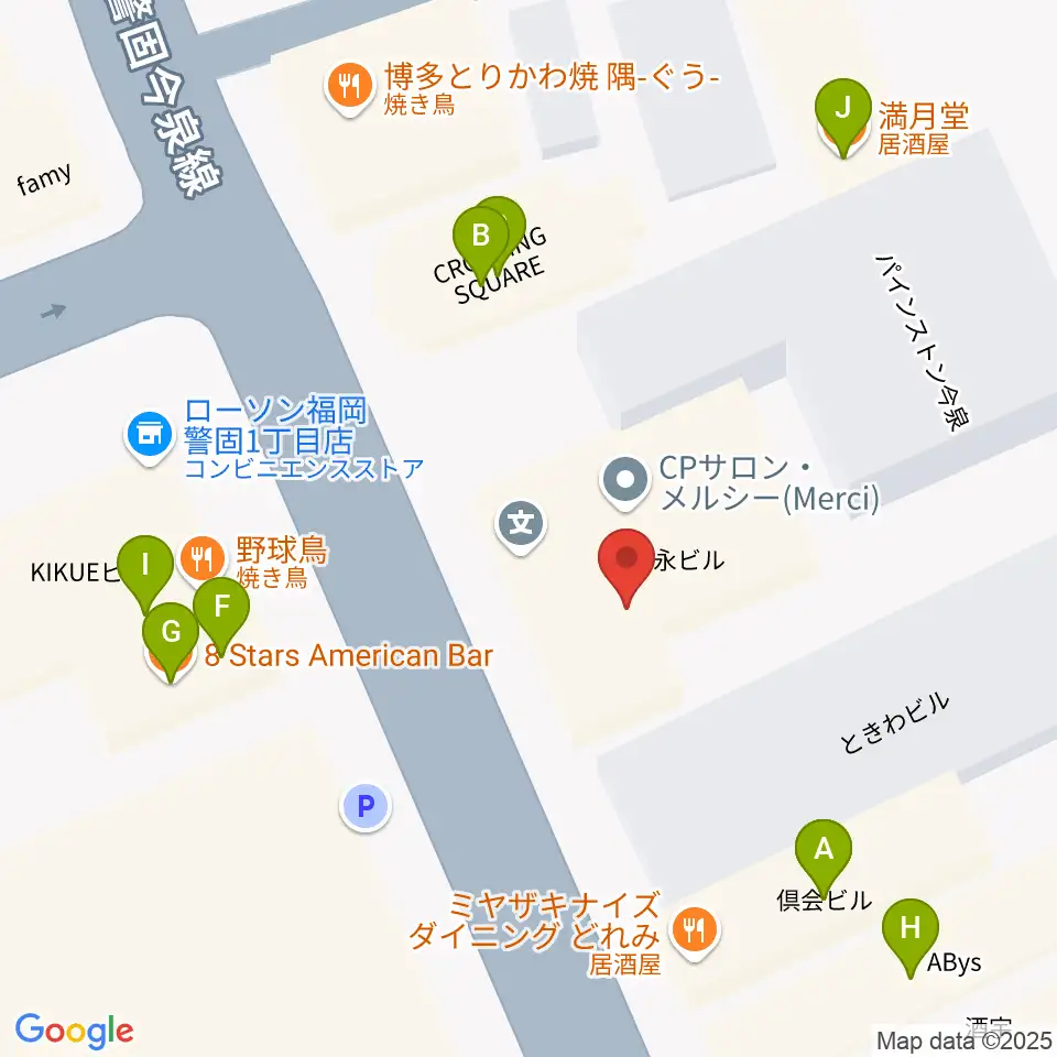STUDIO GRILL周辺のファミレス・ファーストフード一覧地図