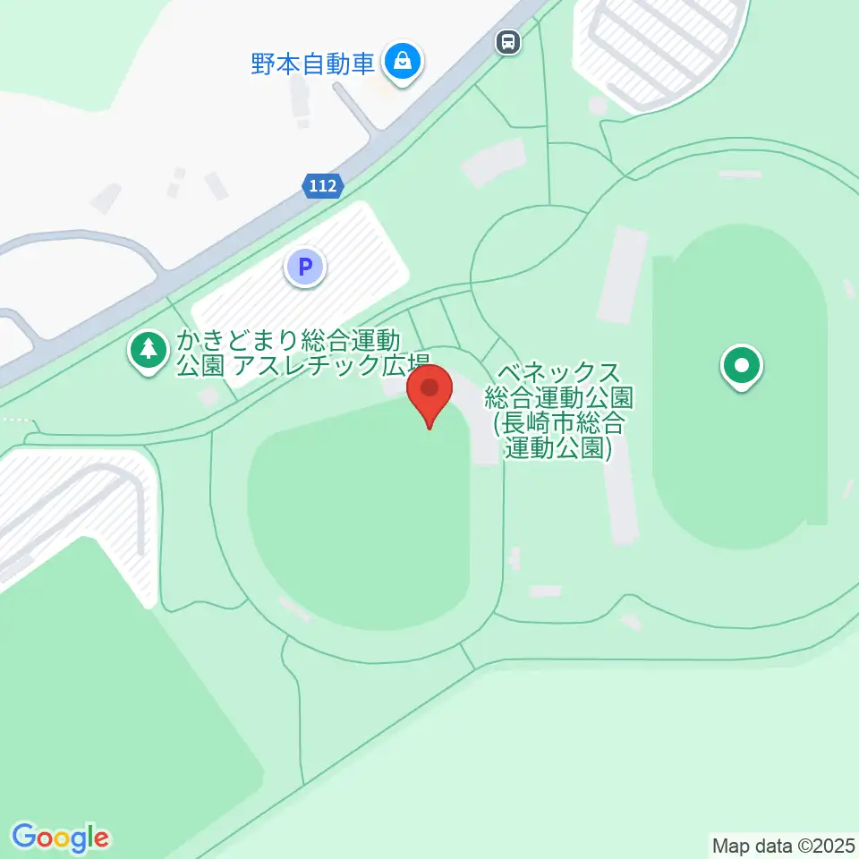 SUNボールパークかきどまり周辺のファミレス・ファーストフード一覧地図