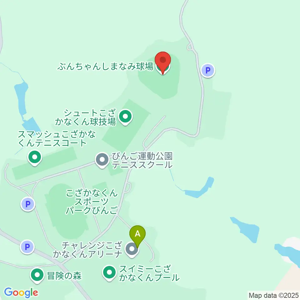 ぶんちゃんしまなみ球場周辺のファミレス・ファーストフード一覧地図