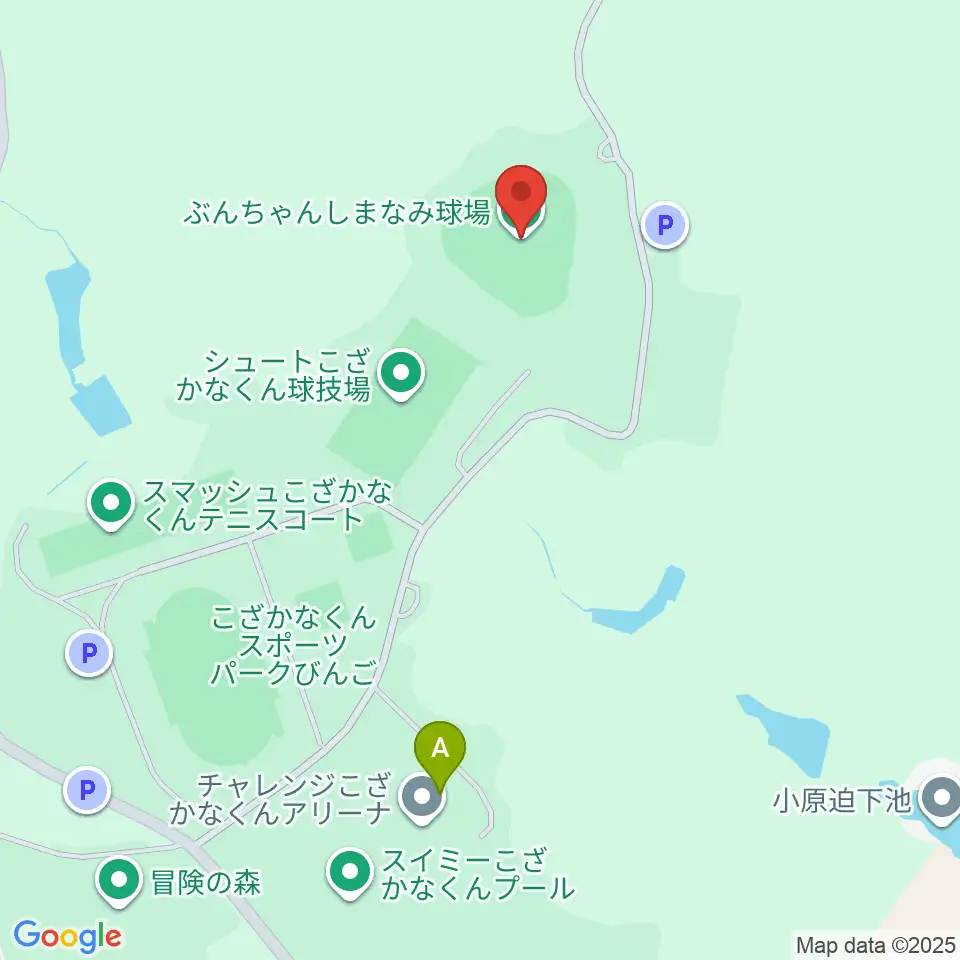 ぶんちゃんしまなみ球場周辺のファミレス・ファーストフード一覧地図