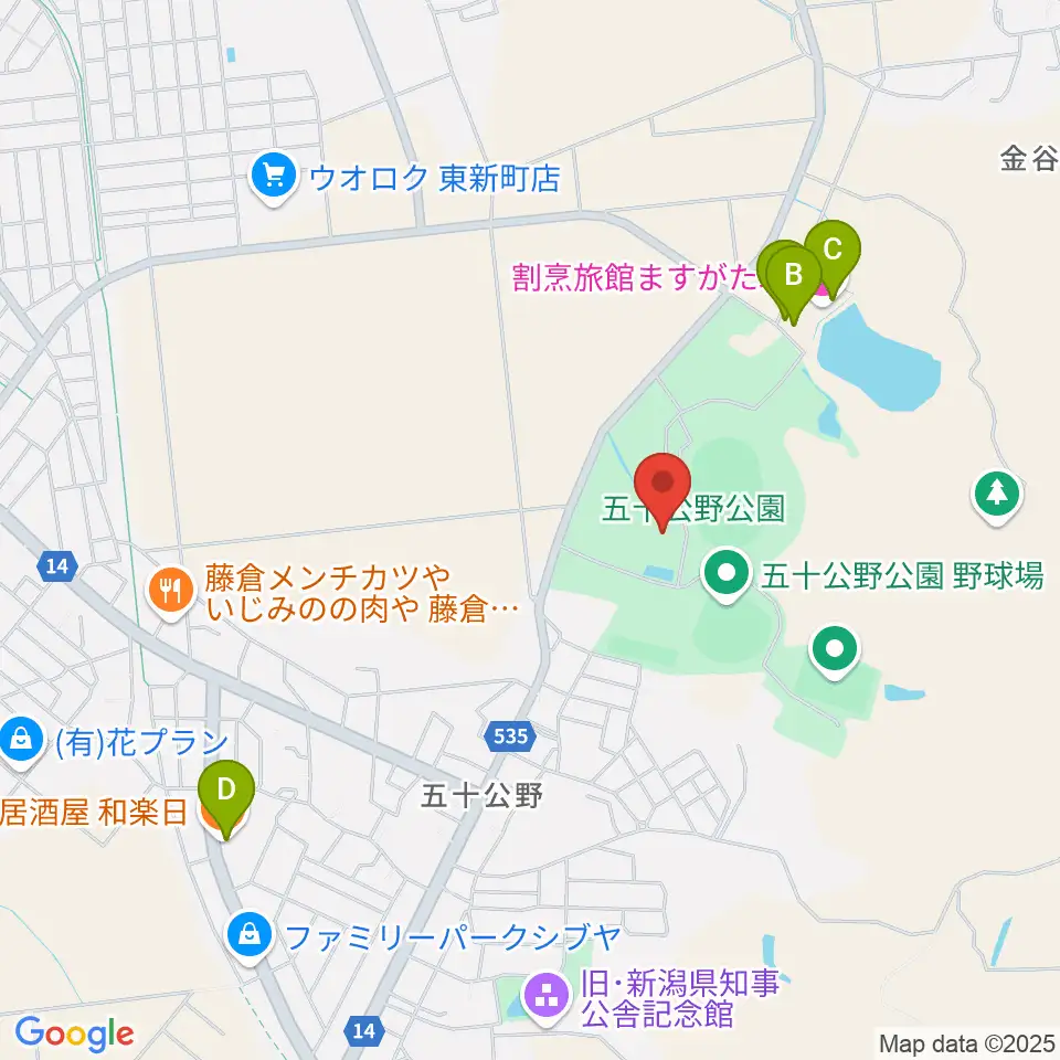 サン・ビレッジしばた周辺のファミレス・ファーストフード一覧地図