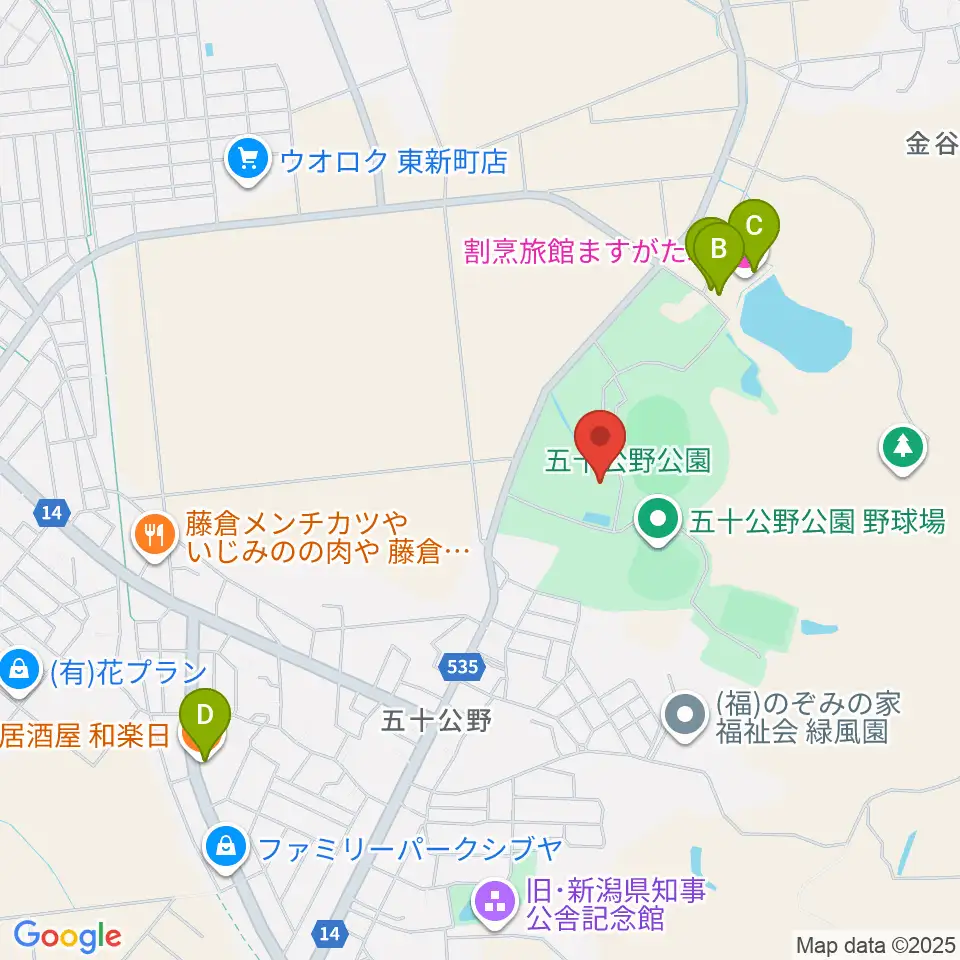 サン・ビレッジしばた周辺のファミレス・ファーストフード一覧地図