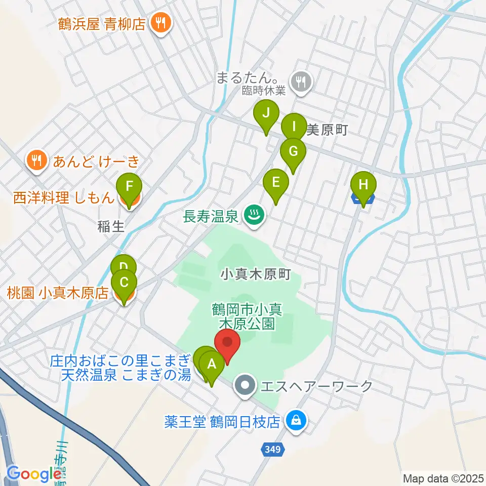 朝暘武道館周辺のファミレス・ファーストフード一覧地図