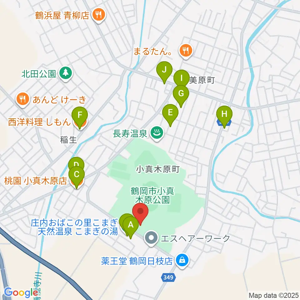 朝暘武道館周辺のファミレス・ファーストフード一覧地図