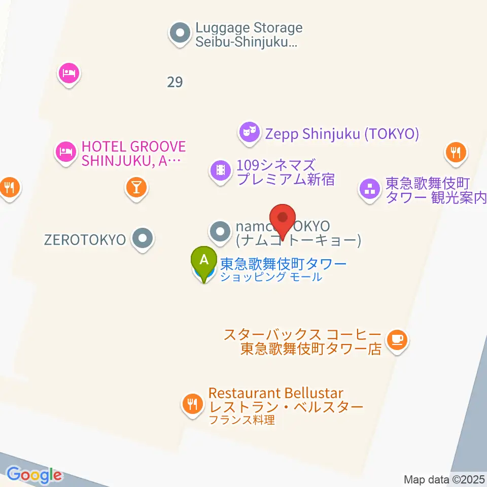 シアターミラノ座周辺のファミレス・ファーストフード一覧地図