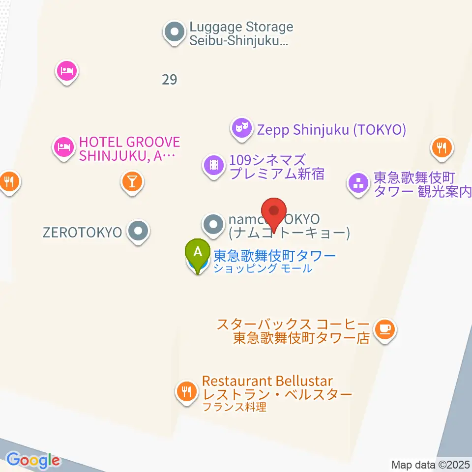 シアターミラノ座周辺のファミレス・ファーストフード一覧地図