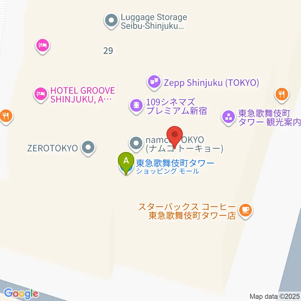 シアターミラノ座周辺のファミレス・ファーストフード一覧地図