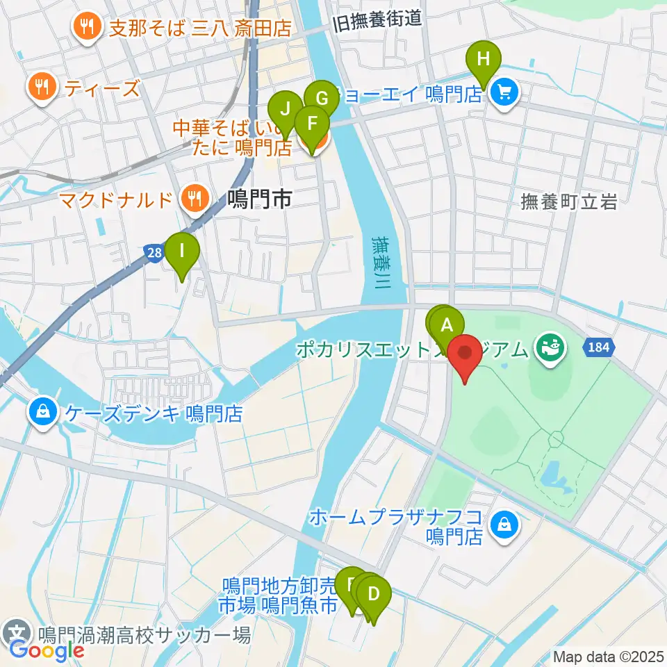 ソイジョイ武道館周辺のファミレス・ファーストフード一覧地図