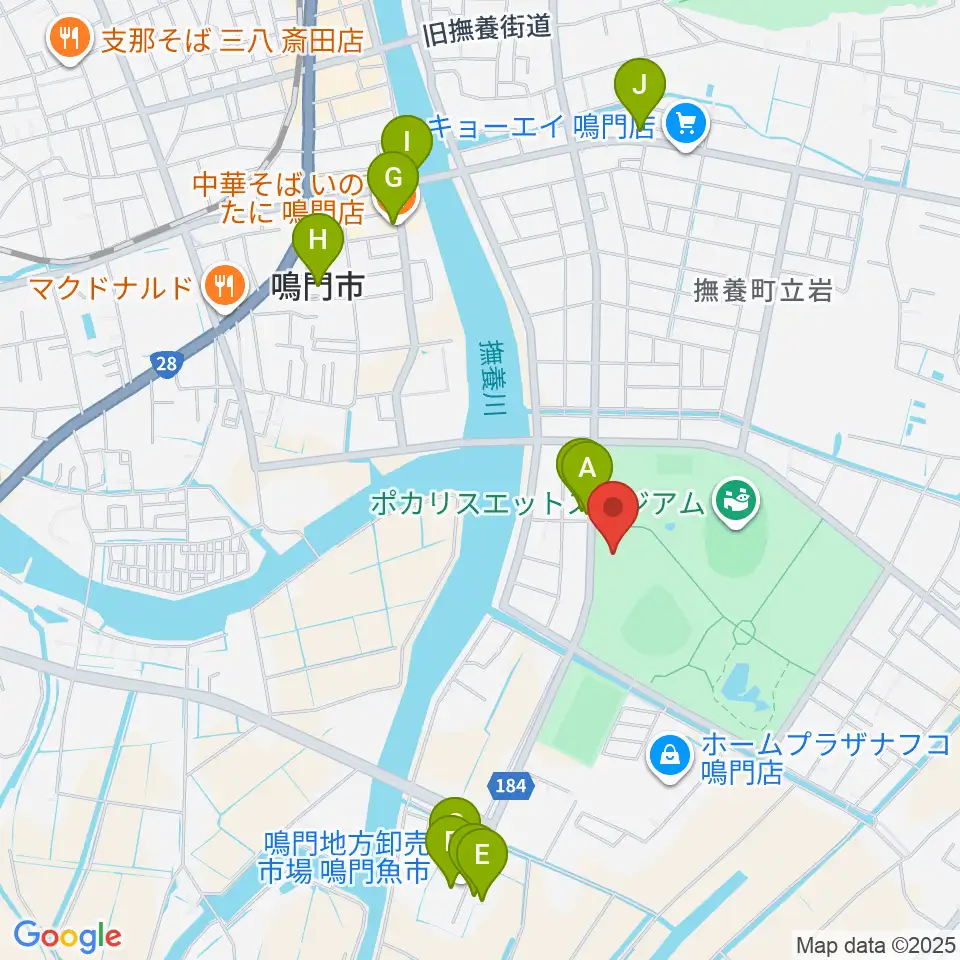 ソイジョイ武道館周辺のファミレス・ファーストフード一覧地図