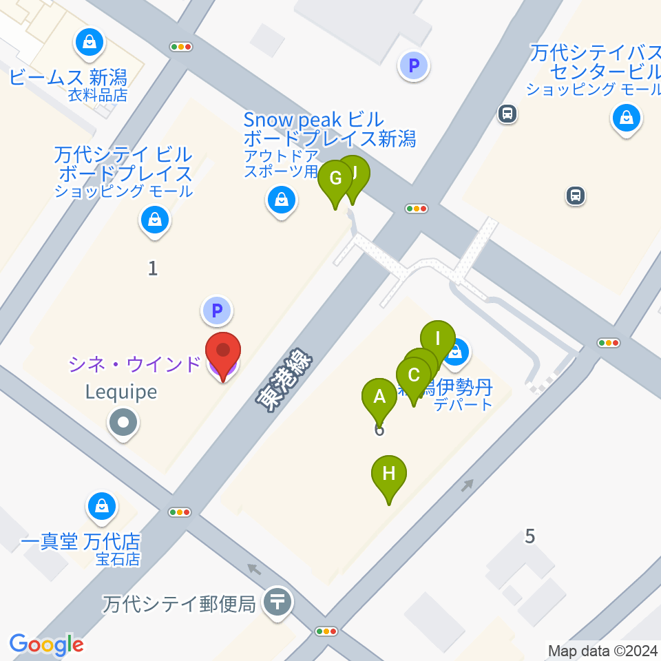 シネ・ウインド周辺のファミレス・ファーストフード一覧地図