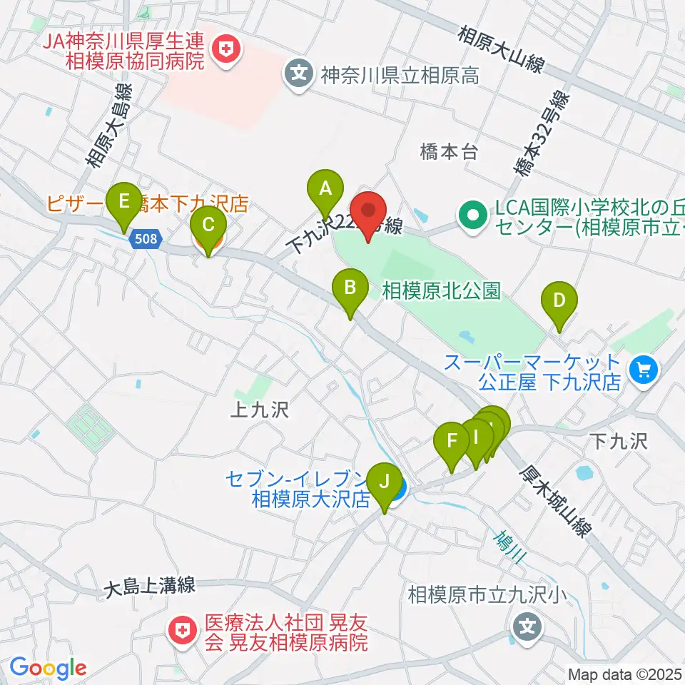 ほねごりアリーナ周辺のファミレス・ファーストフード一覧地図
