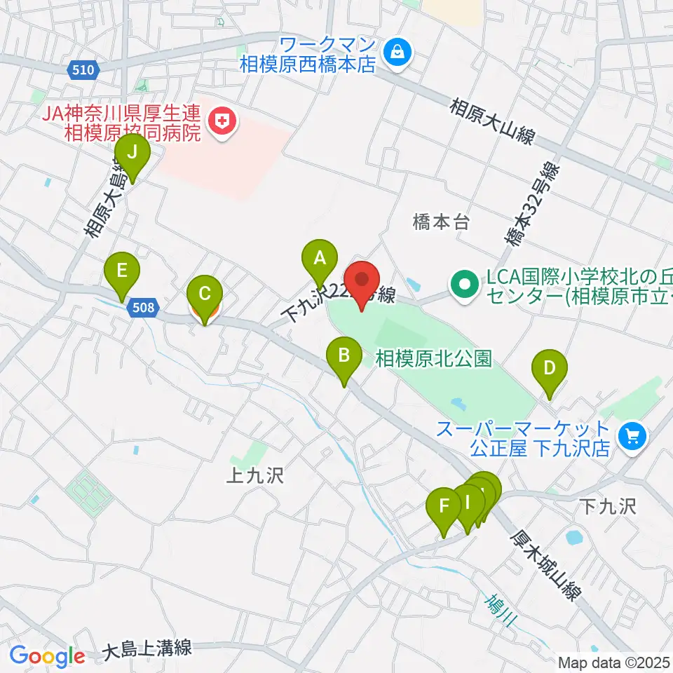 ほねごりアリーナ周辺のファミレス・ファーストフード一覧地図