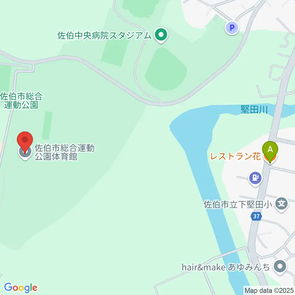 佐伯中央病院アリーナ周辺のファミレス・ファーストフード一覧地図