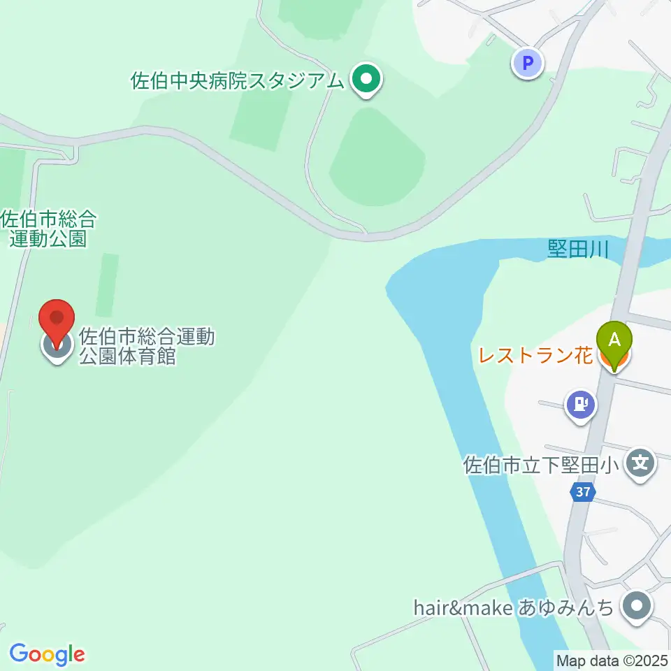 佐伯中央病院アリーナ周辺のファミレス・ファーストフード一覧地図