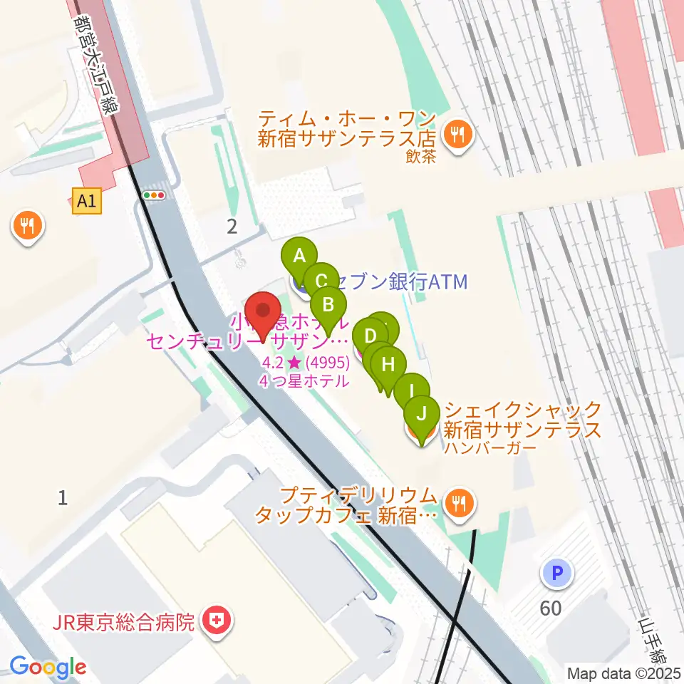 スタジオキーボード周辺のファミレス・ファーストフード一覧地図