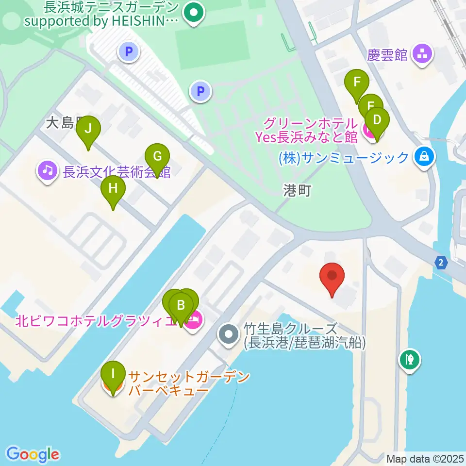 セミナー&カルチャーセンター臨湖周辺のファミレス・ファーストフード一覧地図