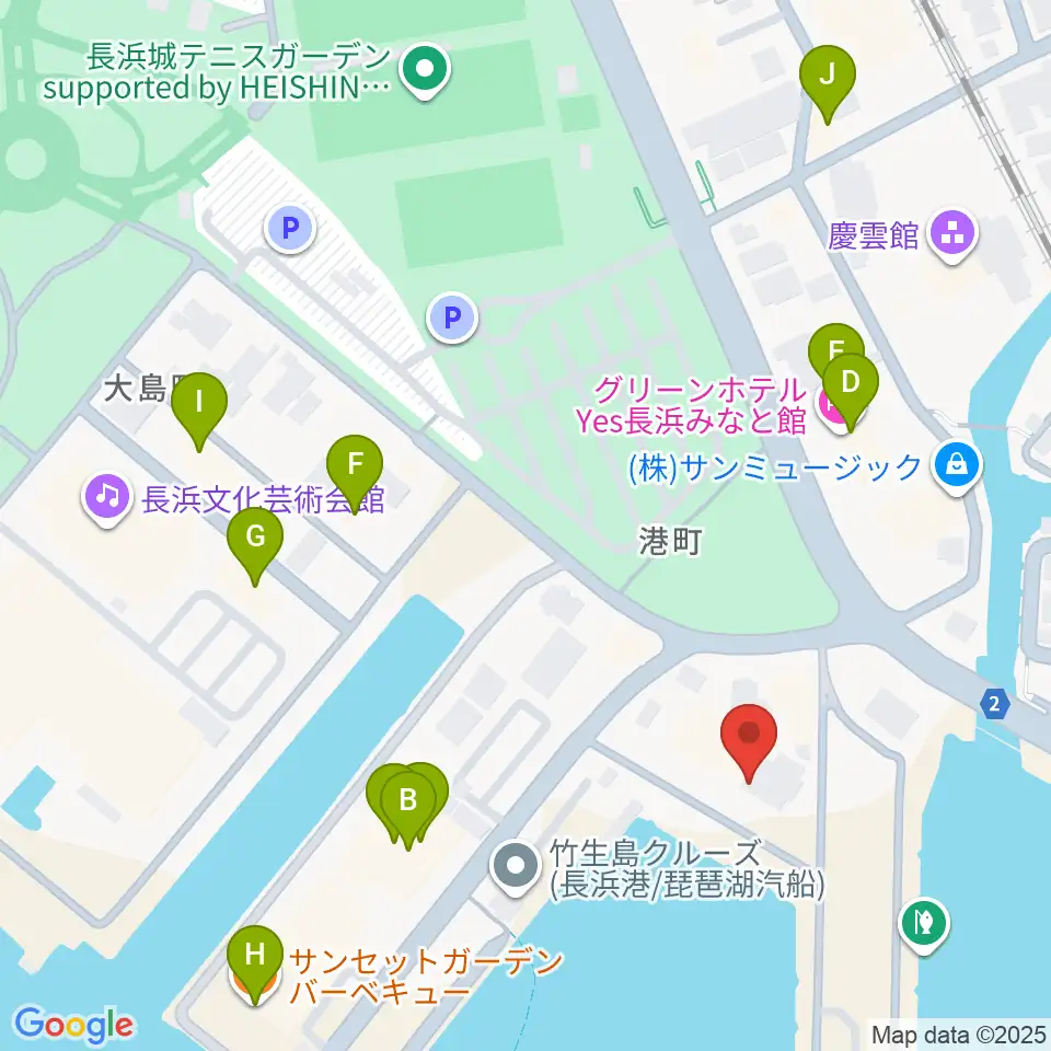 セミナー&カルチャーセンター臨湖周辺のファミレス・ファーストフード一覧地図
