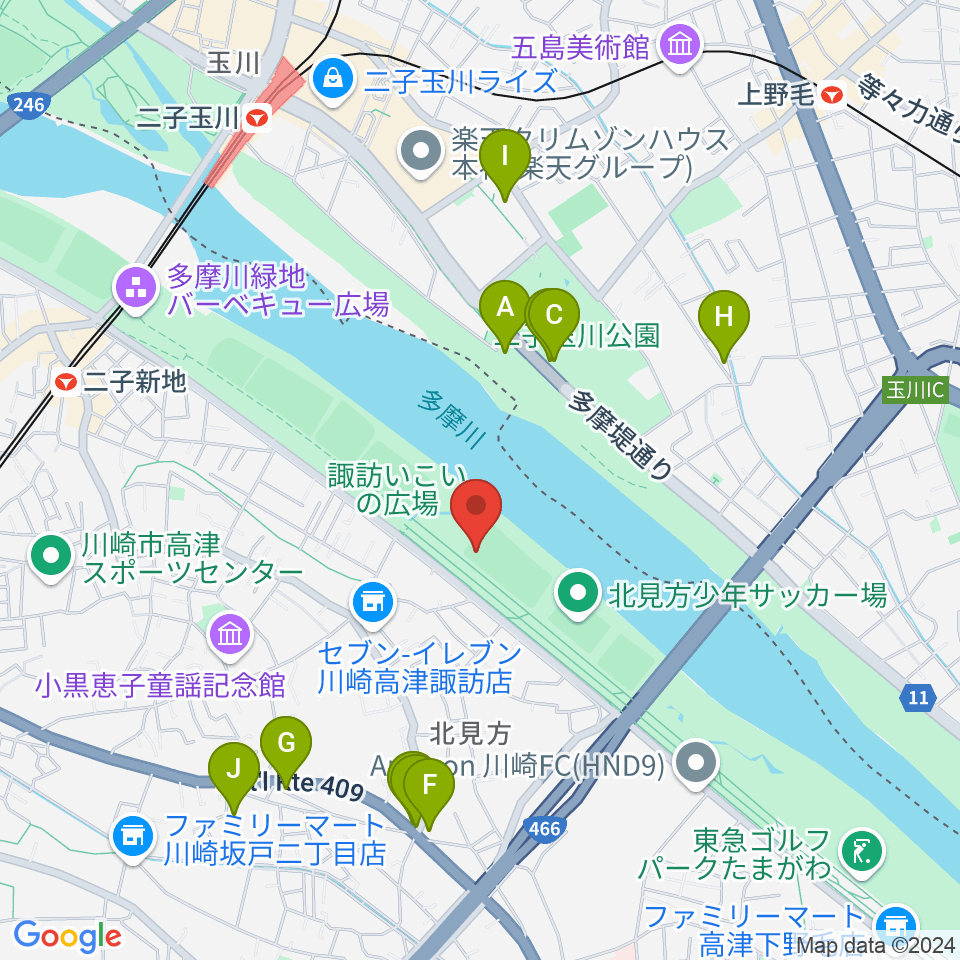 北見方野球場周辺のファミレス・ファーストフード一覧地図