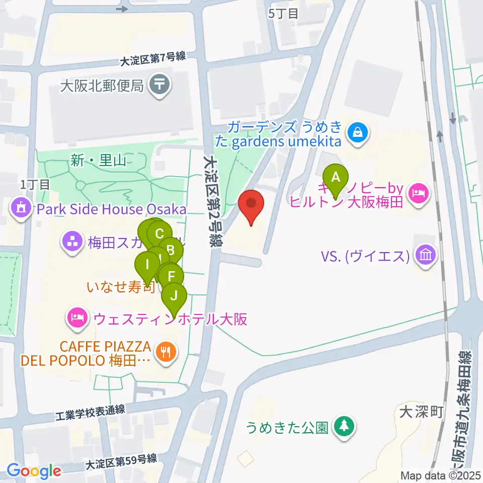 7th Note周辺のファミレス・ファーストフード一覧地図