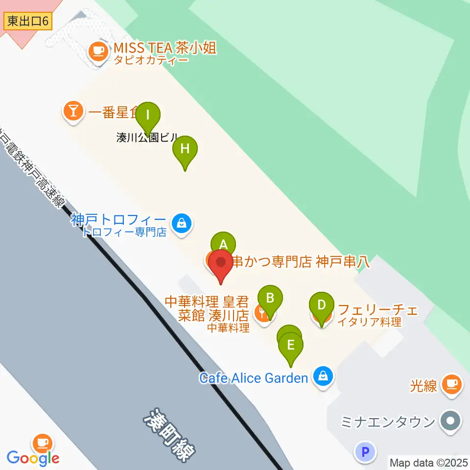 Studio Neko周辺のファミレス・ファーストフード一覧地図
