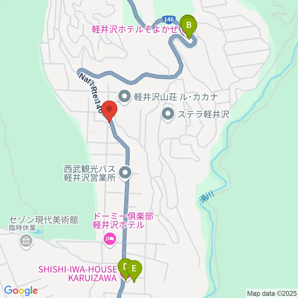 CREATIVE COMPLEX STUDIO周辺のファミレス・ファーストフード一覧地図