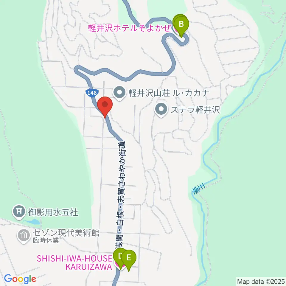 CREATIVE COMPLEX STUDIO周辺のファミレス・ファーストフード一覧地図