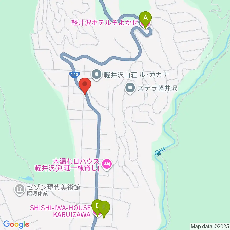 CREATIVE COMPLEX STUDIO周辺のファミレス・ファーストフード一覧地図