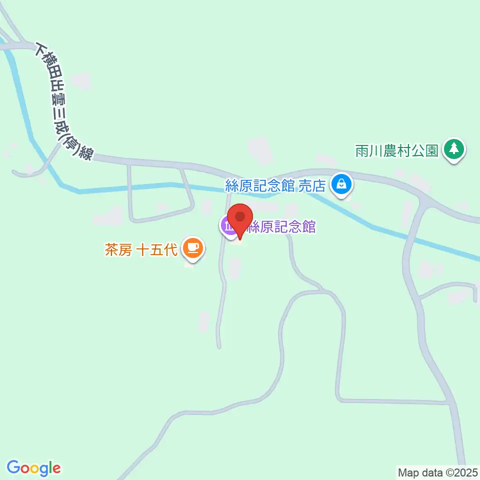 絲原記念館周辺のファミレス・ファーストフード一覧地図