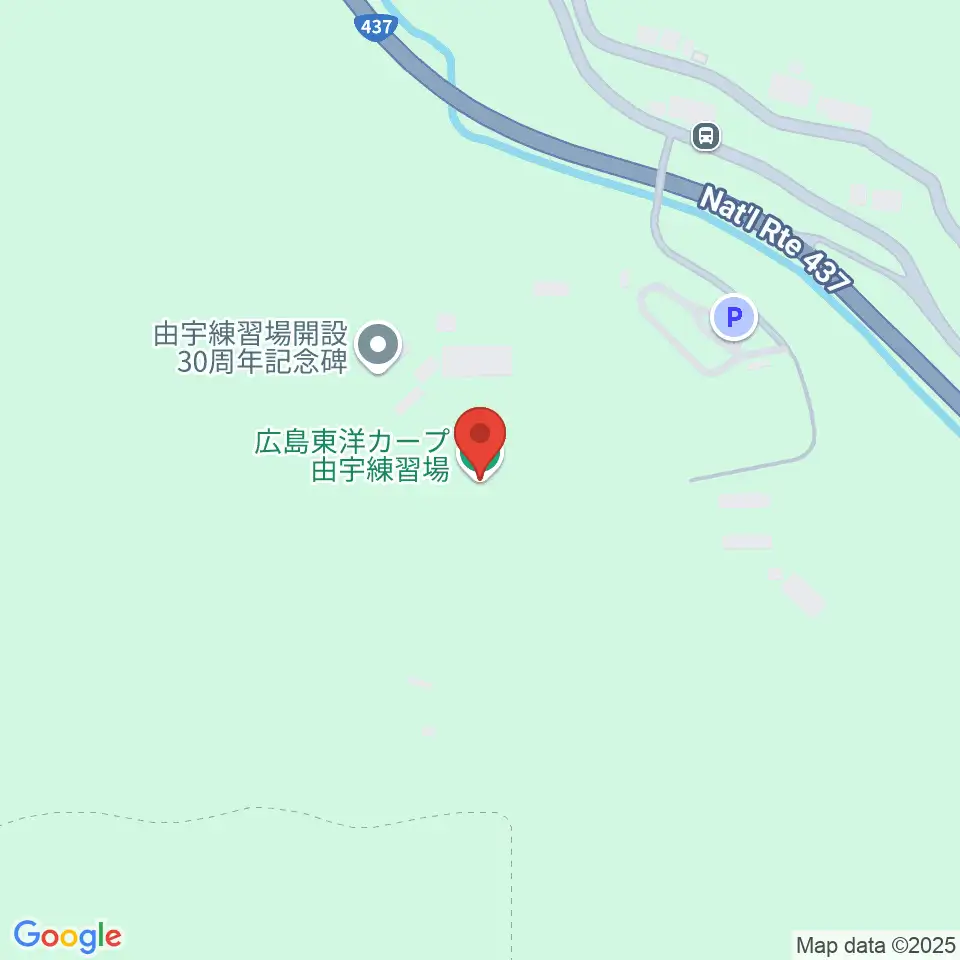 広島東洋カープ由宇練習場周辺のファミレス・ファーストフード一覧地図