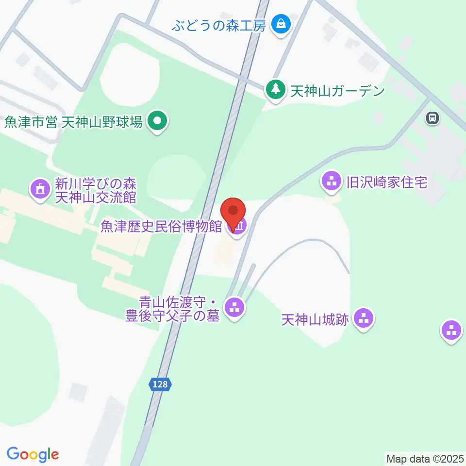 魚津歴史民俗博物館周辺のファミレス・ファーストフード一覧地図