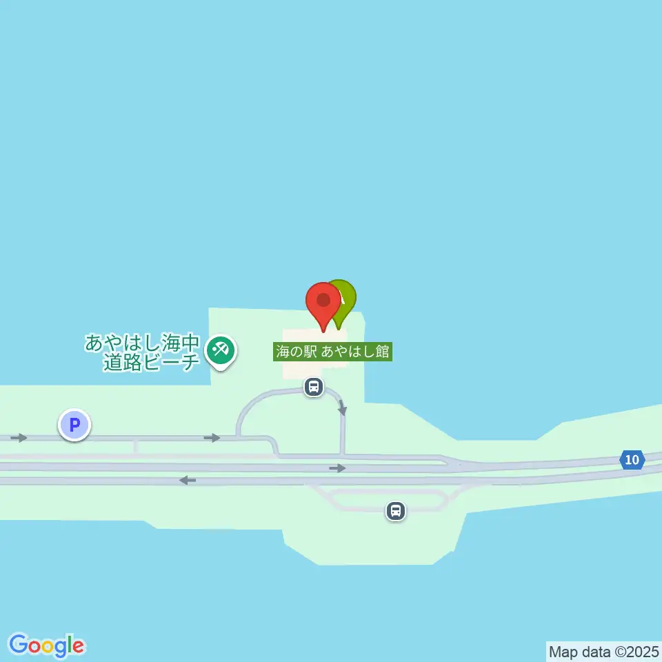 うるま市立海の文化資料館周辺のファミレス・ファーストフード一覧地図