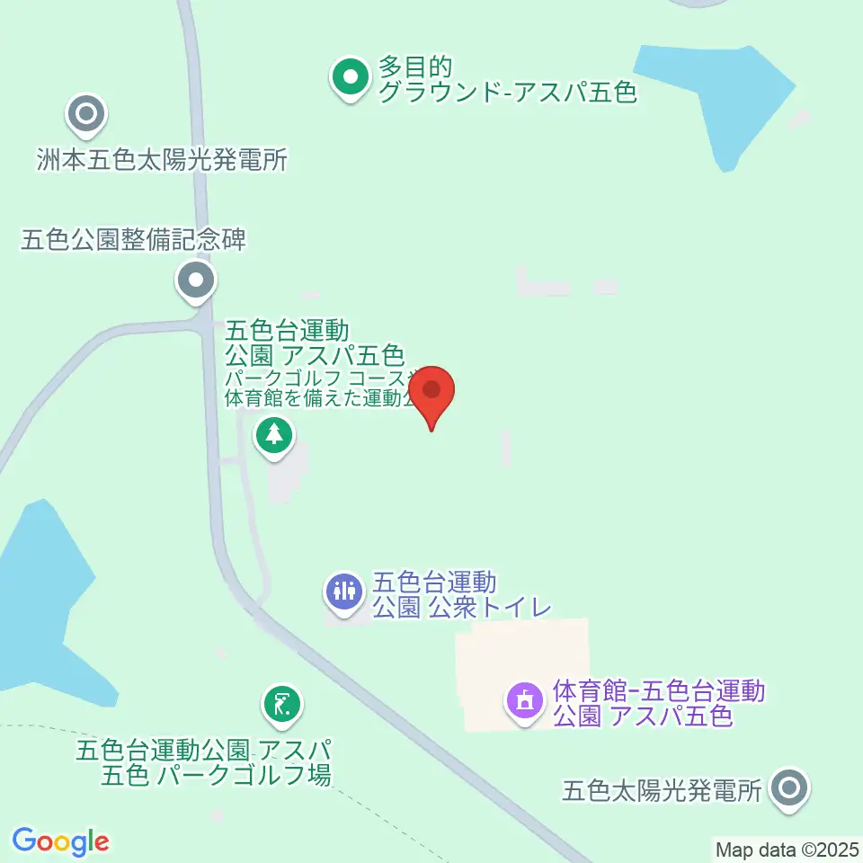 アスパ五色グラウンド周辺のファミレス・ファーストフード一覧地図