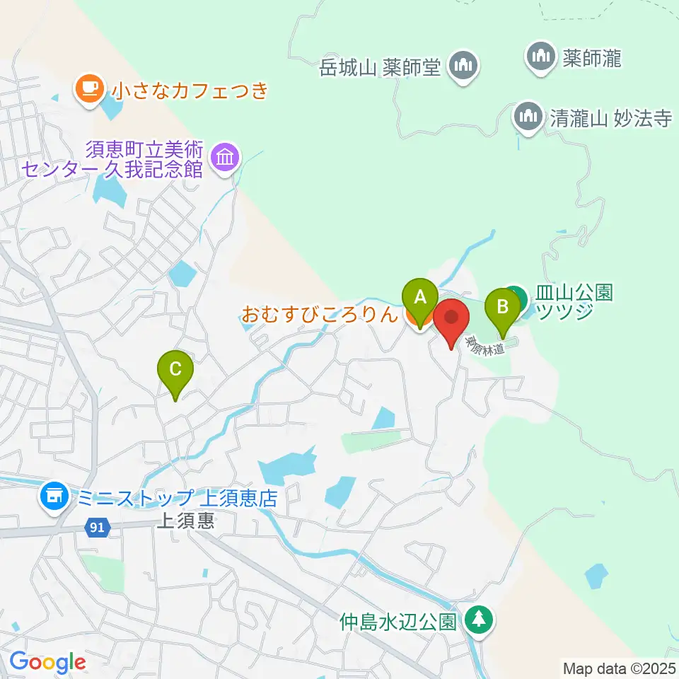 須恵町立歴史民俗資料館周辺のファミレス・ファーストフード一覧地図