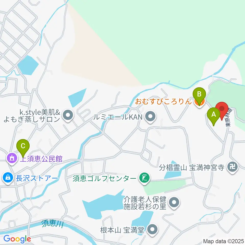 須恵町立歴史民俗資料館周辺のファミレス・ファーストフード一覧地図