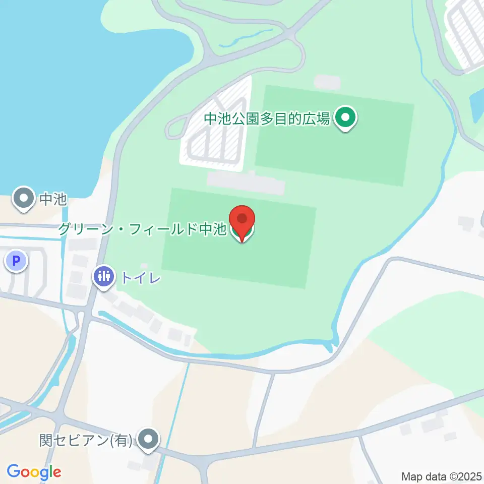 グリーン・フィールド中池周辺のファミレス・ファーストフード一覧地図