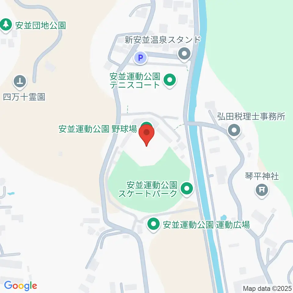 四万十スタジアム周辺のファミレス・ファーストフード一覧地図