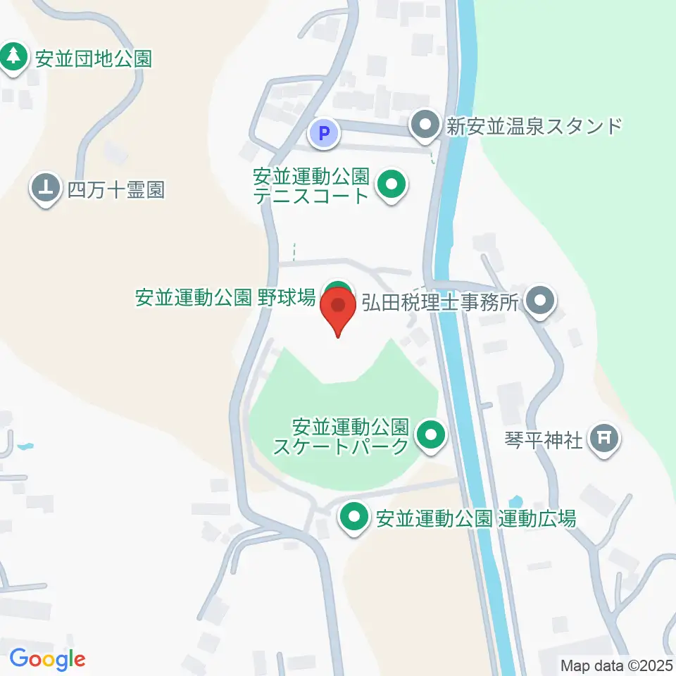 四万十スタジアム周辺のファミレス・ファーストフード一覧地図