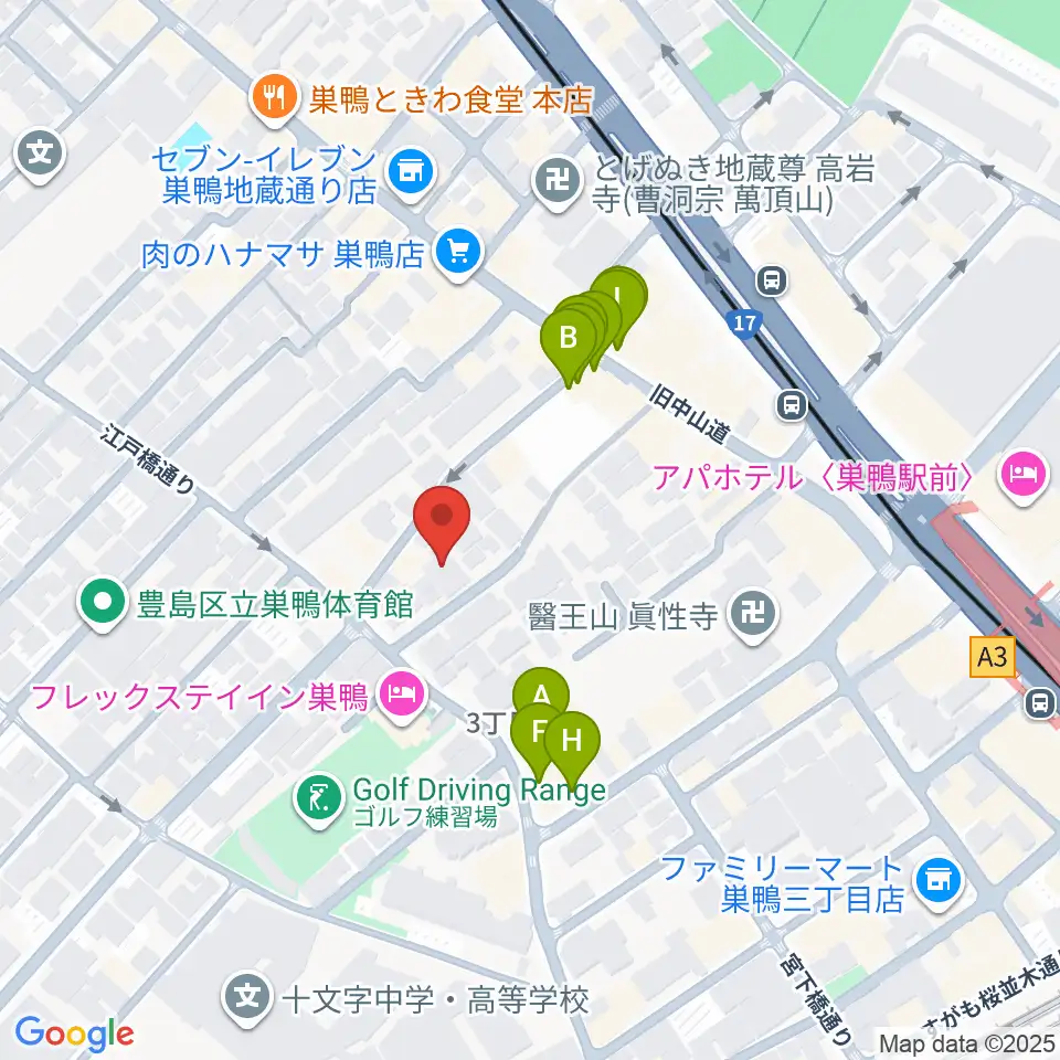 ホワイトロードスタジオ周辺のファミレス・ファーストフード一覧地図