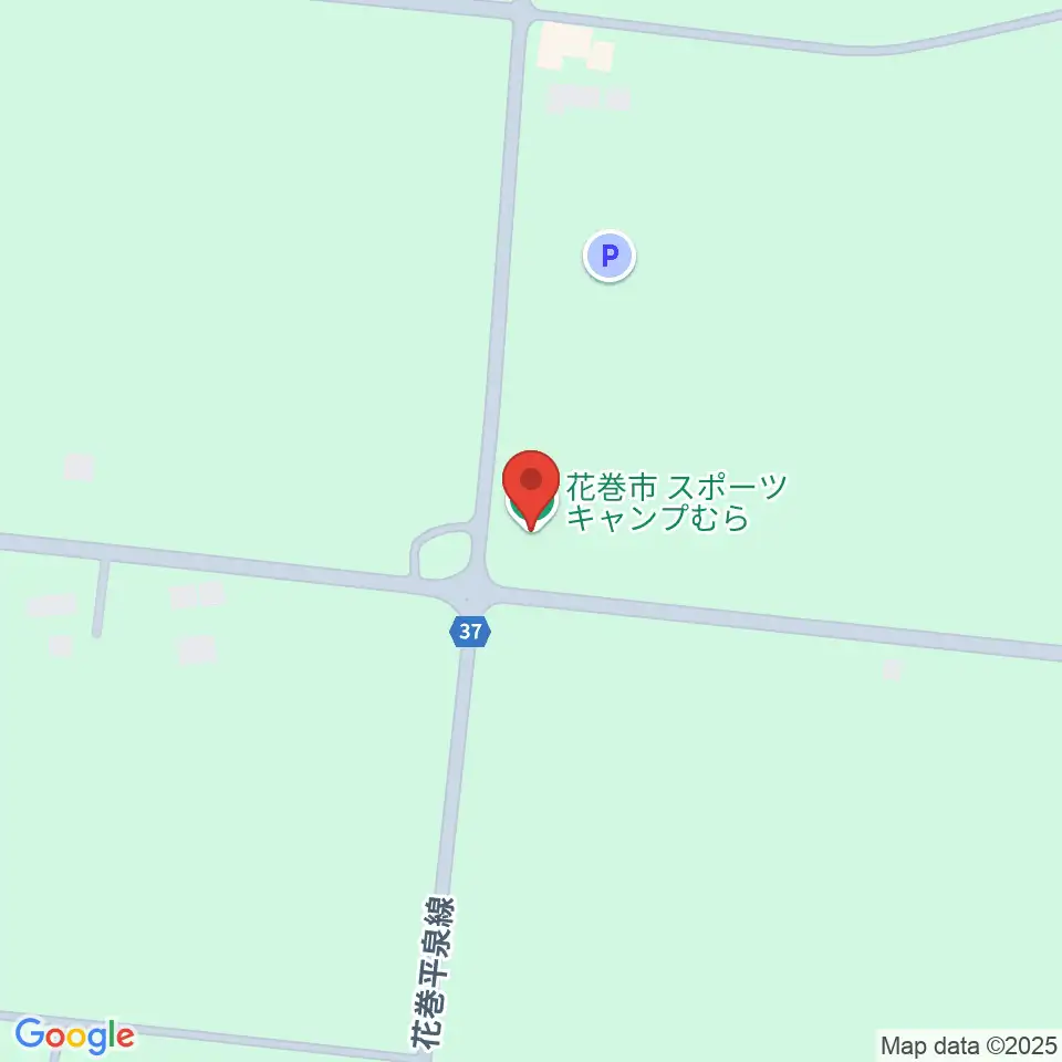 花巻市スポーツキャンプむら周辺のファミレス・ファーストフード一覧地図
