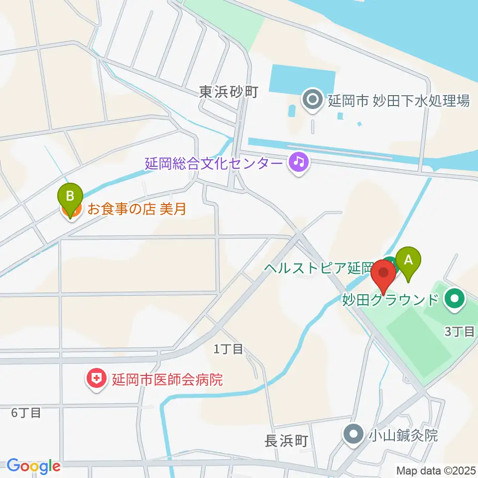 イノベックスポーツパーク周辺のファミレス・ファーストフード一覧地図