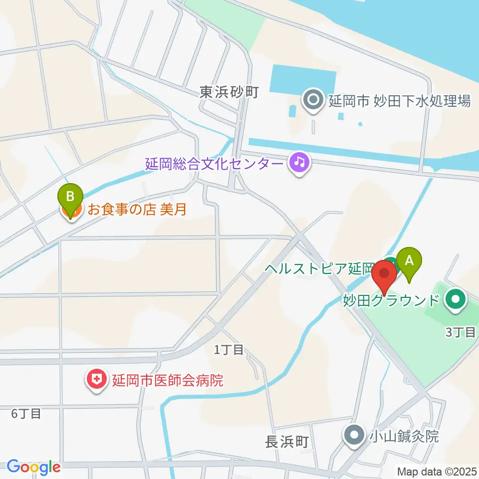 イノベックスポーツパーク周辺のファミレス・ファーストフード一覧地図